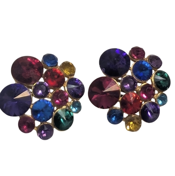 . Jewelry - Vintage 80s Sparkly Earrings
